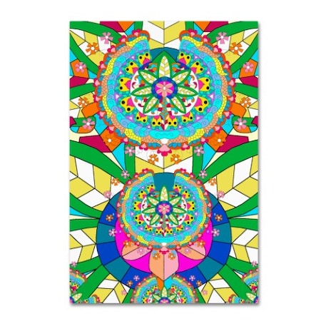 Miguel Balbas 'Flower Power' Canvas Art,22x32